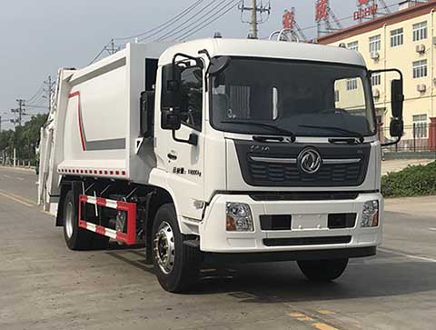 東風天錦壓縮式垃圾車