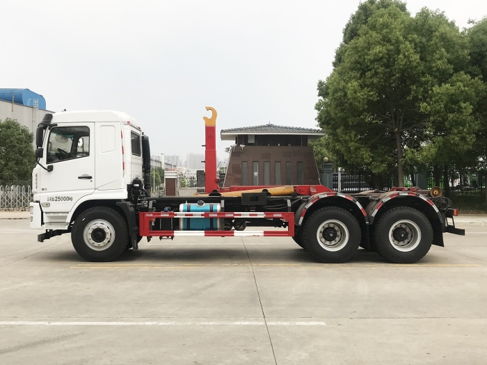 陜汽軒德車(chē)廂可卸式垃圾車(chē)