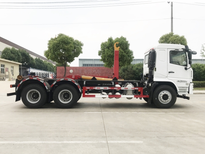 陜汽軒德車(chē)廂可卸式垃圾車(chē)