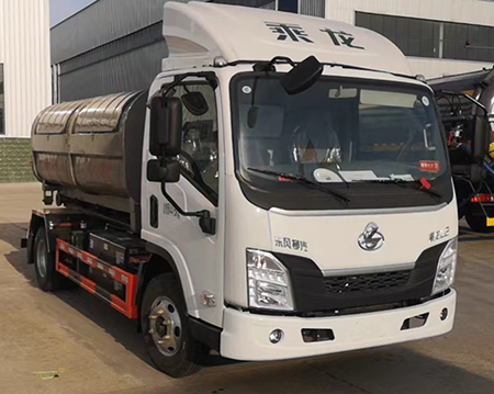 柳汽乘龍純電動(dòng)車廂可卸式垃圾車